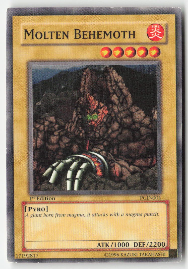 Molten Behemoth PGD-001 1st Edition Common Moderately Played