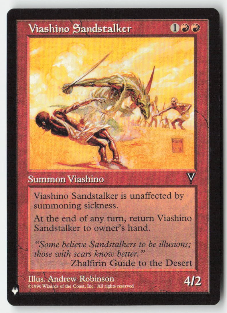 Viashino Sandstalker PLST VIS-100 Uncommon Moderately Played