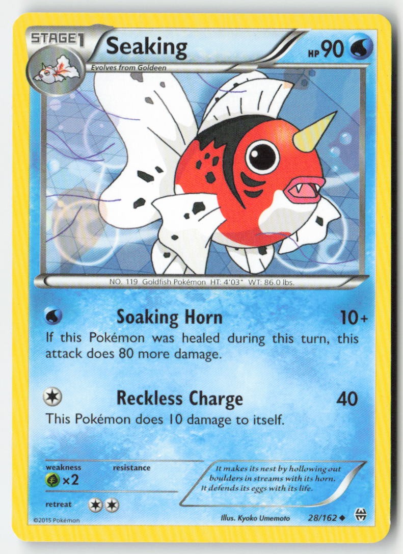 Seaking 28/162 Regular BREAKthrough Moderately Played, Front