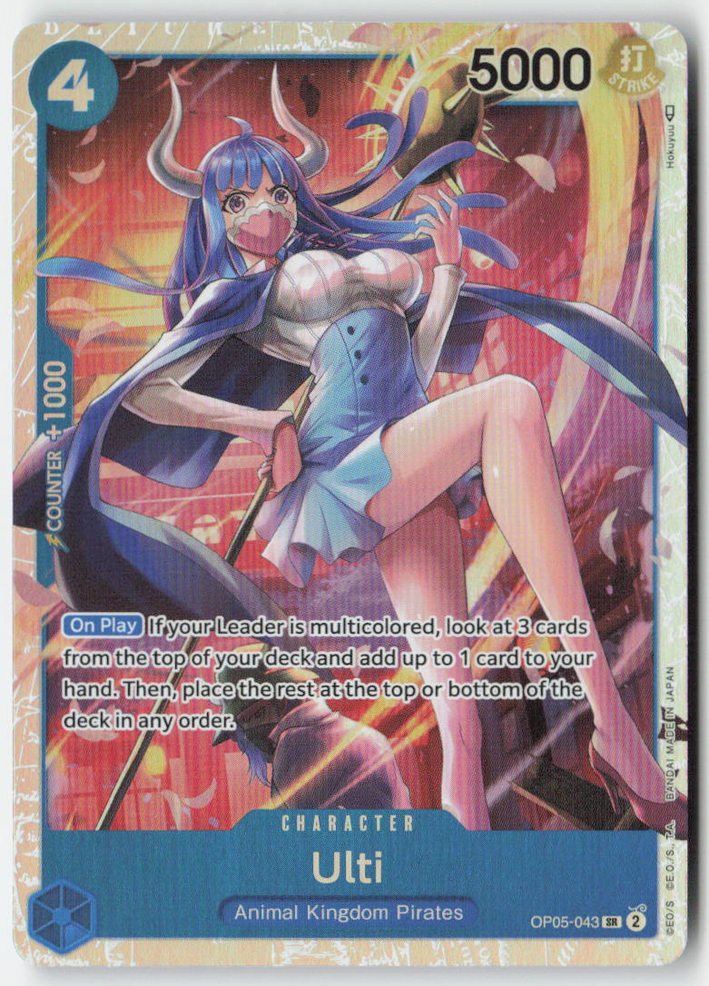 Ulti OP05-043 Foil Super Rare Lightly Played