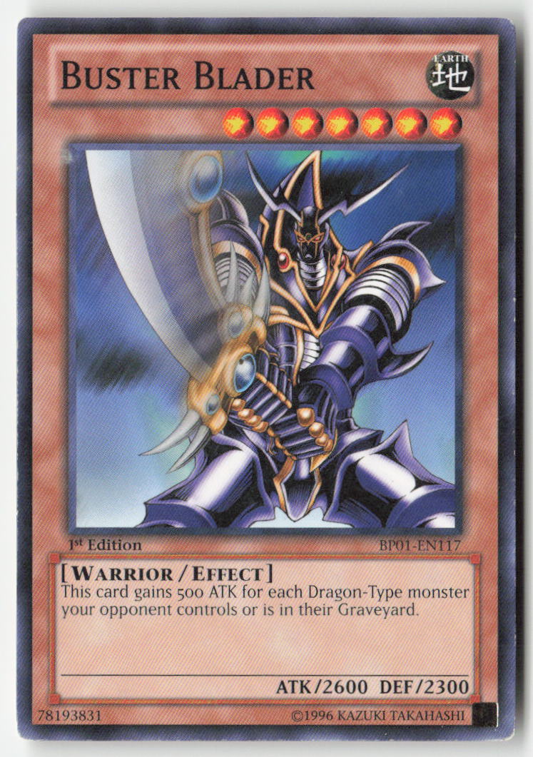 Buster Blader BP01-EN117 1st Edition Common Moderately Played