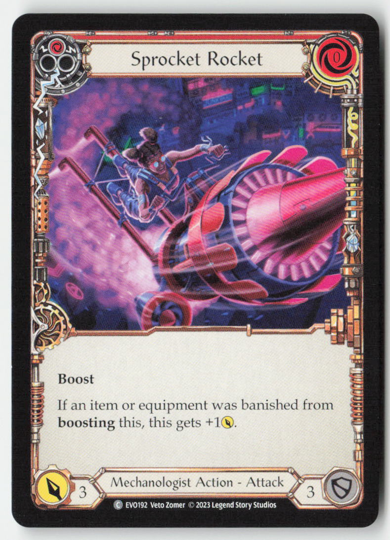 Sprocket Rocket (Red) #EVO192 - Bright Lights - Flesh and Blood - Common - Near Mint