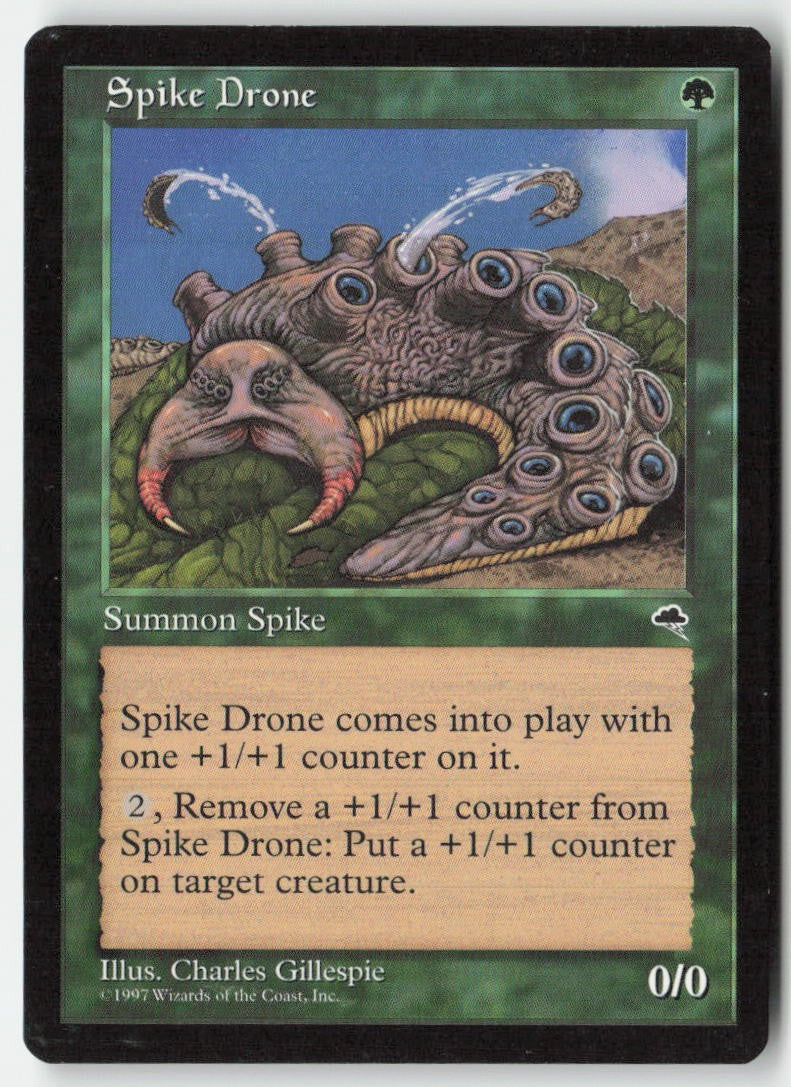 Spike Drone TMP 258 Common Moderately Played