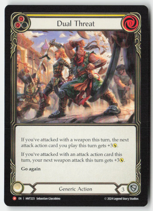 Dual Threat #HNT223 - The Hunted - Flesh and Blood - Majestic - Near Mint