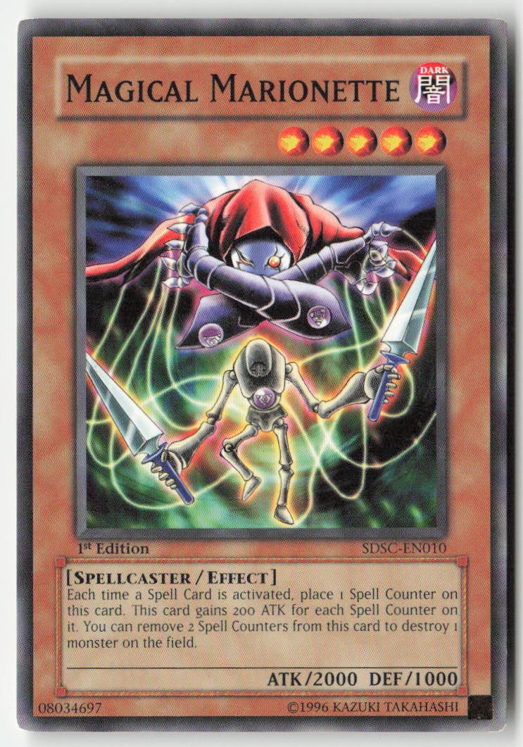 Magical Marionette SDSC-EN010 1st Edition Common Moderately Played