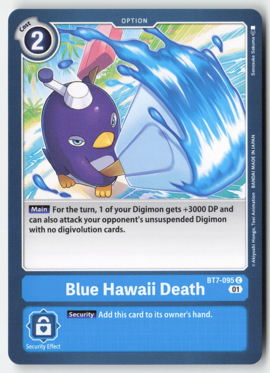 Blue Hawaii Death BT7-095 Normal Common Lightly Played