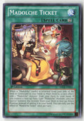 Madolche Ticket ABYR-EN061 1st Edition Common Moderately Played