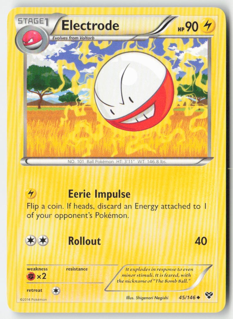 Electrode 45/146 Regular XY Moderately Played