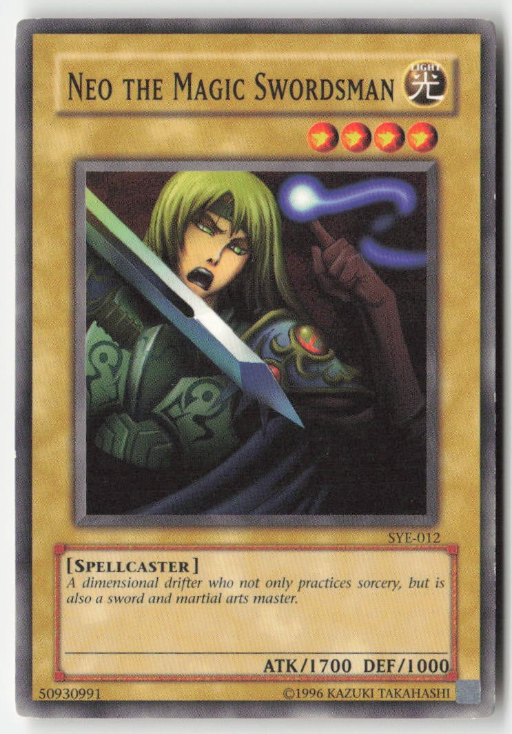 Neo the Magic Swordsman SYE-012 Unlimited Common Moderately Played, Front