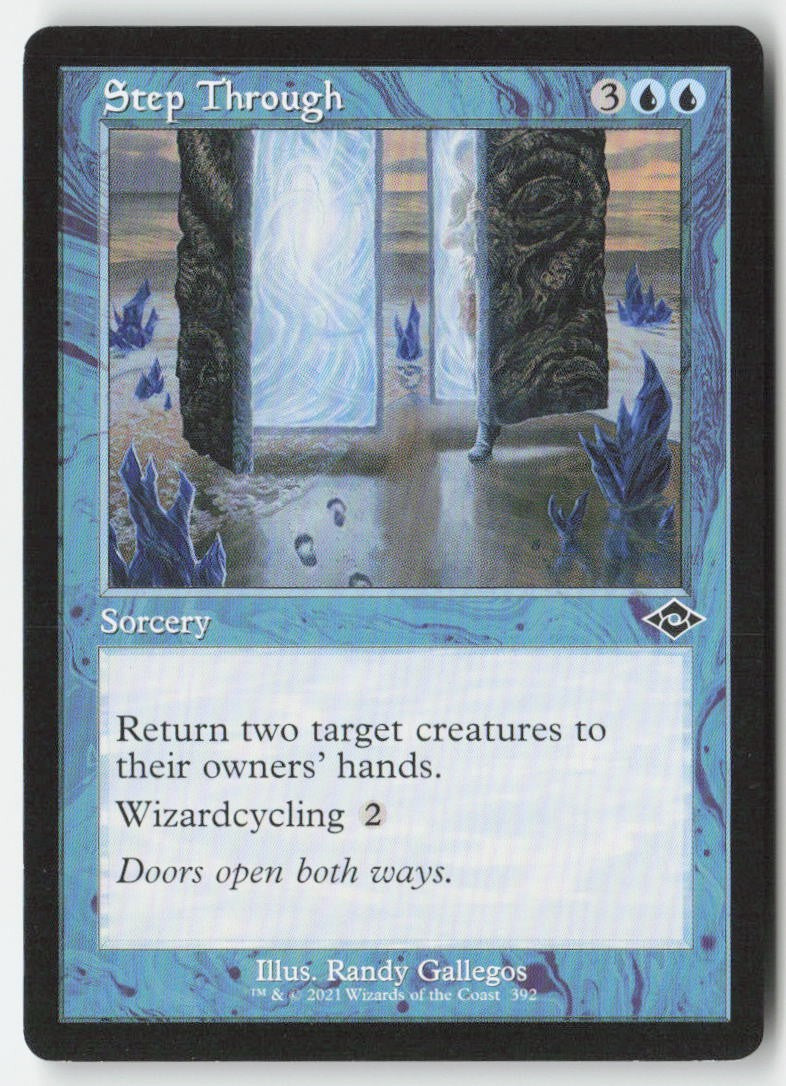 Step Through MH2 392 Common Moderately Played, Front
