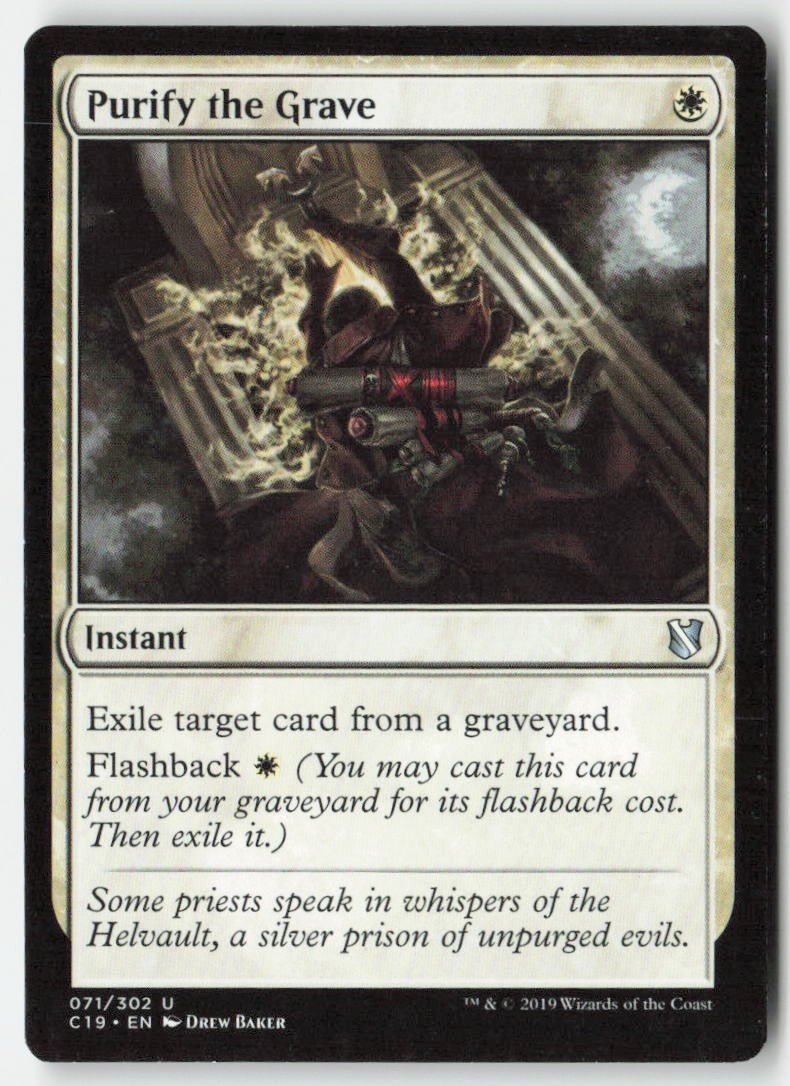Purify the Grave C19 71 Uncommon Moderately Played