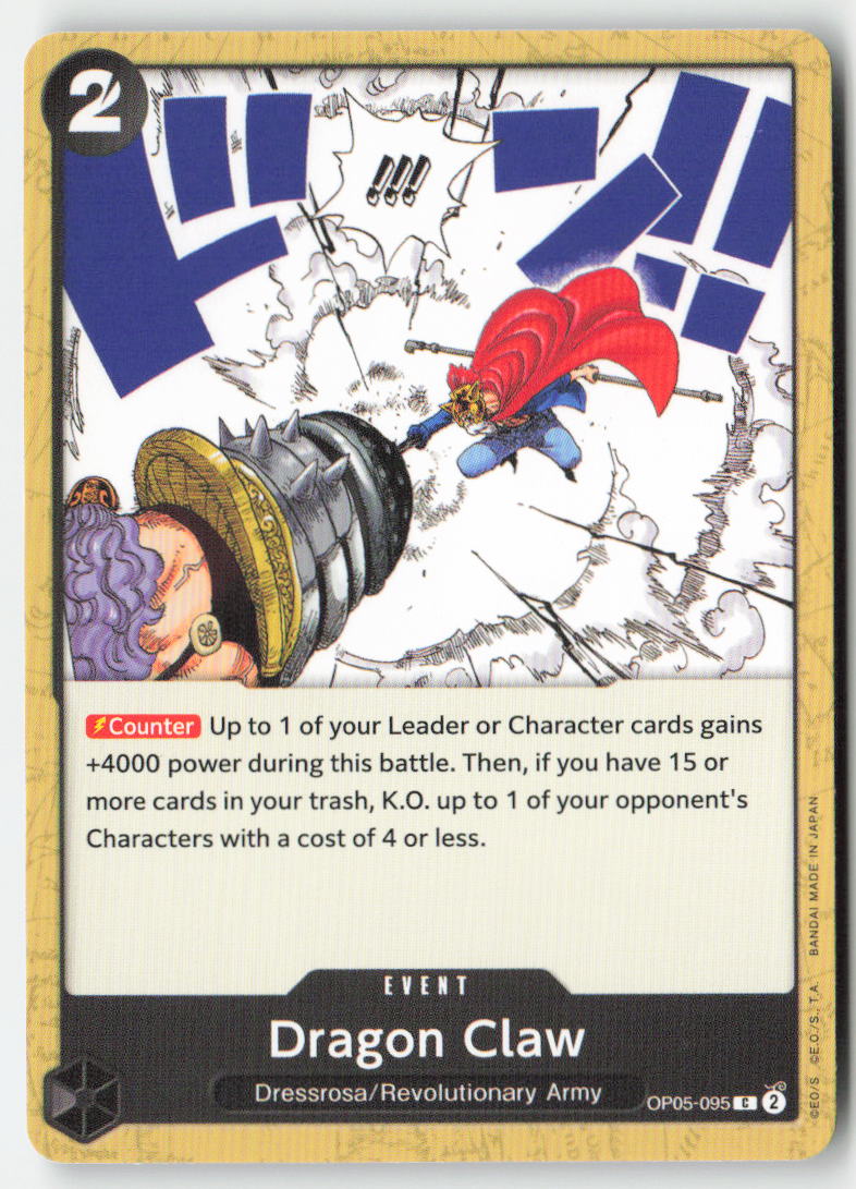 Dragon Claw OP05-095 Normal Common Lightly Played