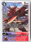 Growlmon EX3-057 Normal Common Lightly Played