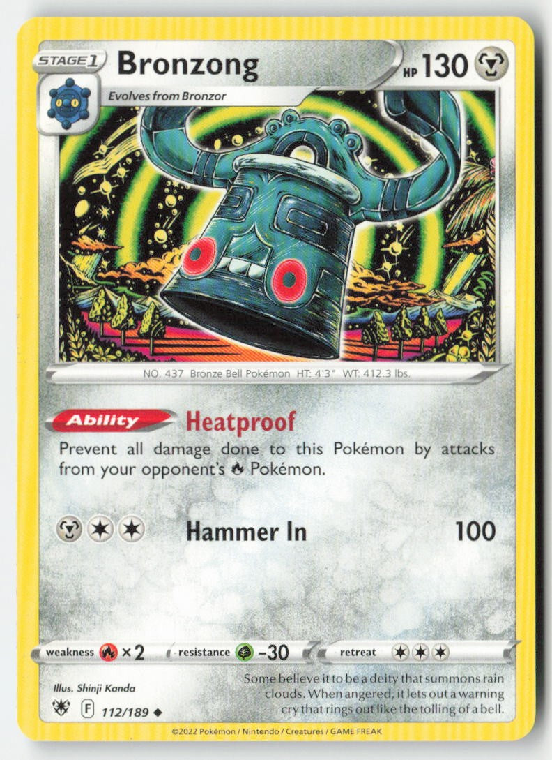 Bronzong 112/189 Regular Astral Radiance Moderately Played