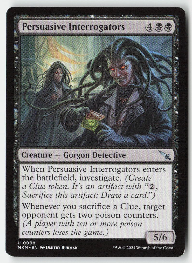 Persuasive Interrogators MKM 98 Uncommon Moderately Played