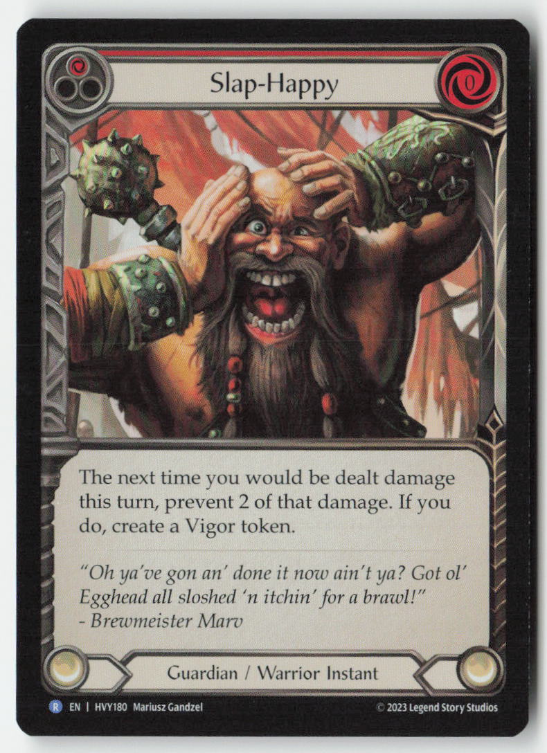 Slap-Happy #HVY180 - Heavy Hitters - Flesh and Blood - Rare - Near Mint