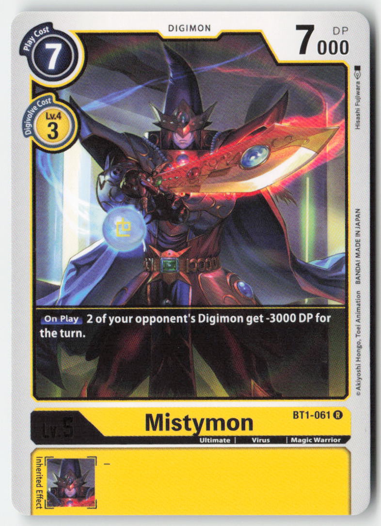 Mistymon BT1-061 Normal Rare Near Mint, Front
