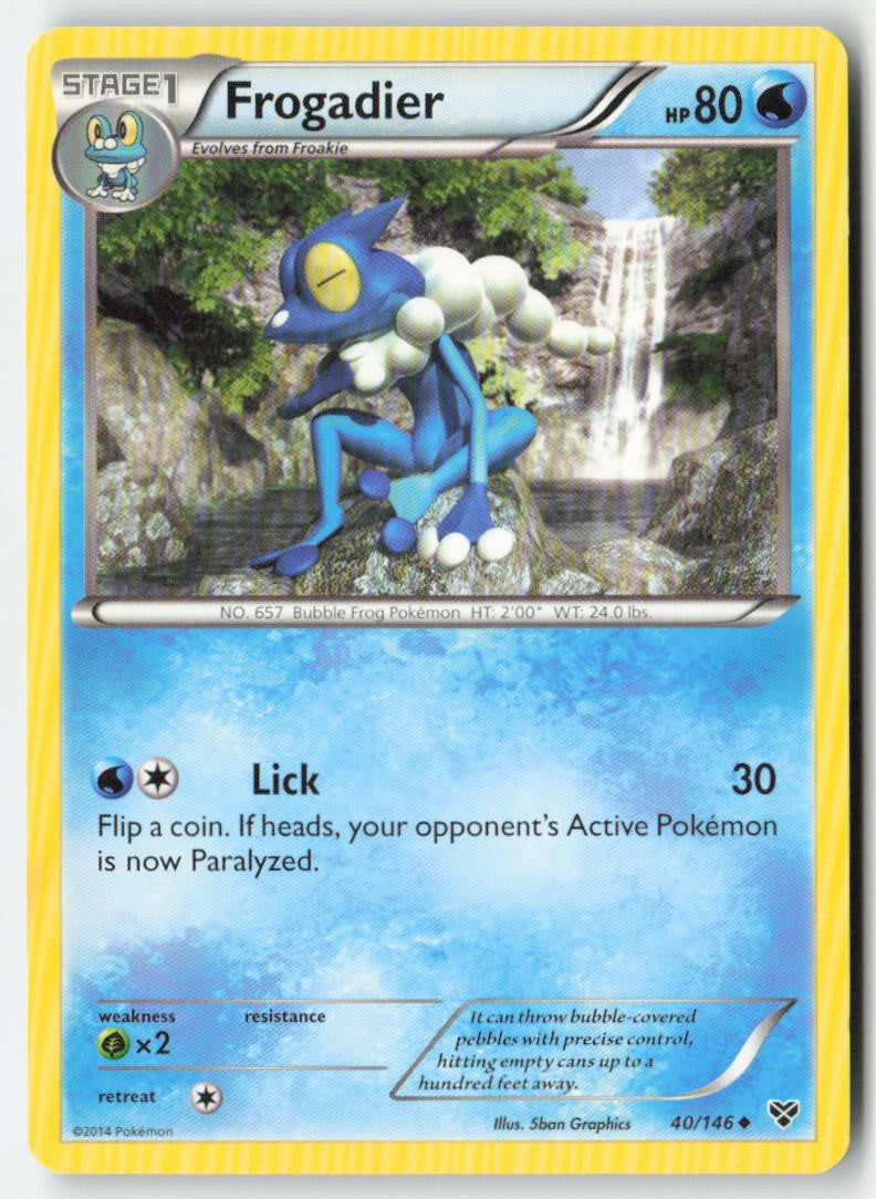Frogadier 40/146 Regular XY Moderately Played