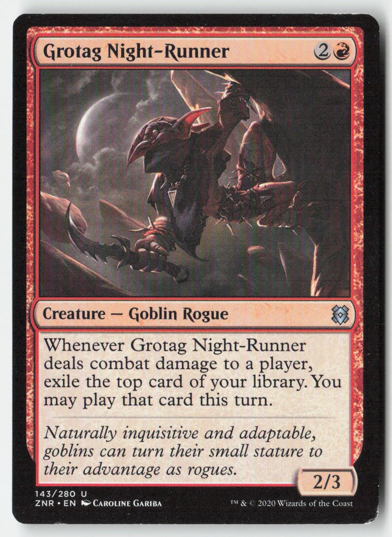 Grotag Night-Runner ZNR 143 Uncommon Moderately Played