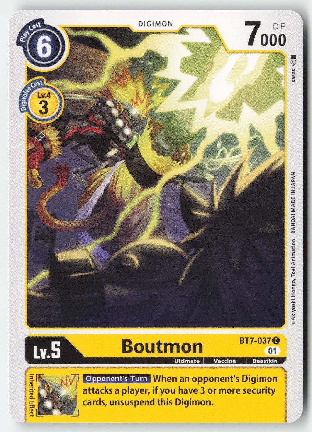 Boutmon BT7-037 Normal Common Lightly Played