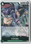 X.Drake OP01-054 Foil Rare Lightly Played