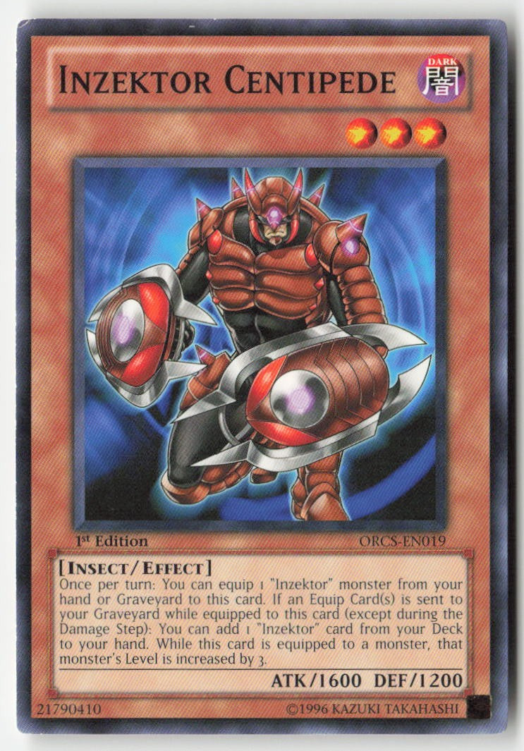 Inzektor Centipede ORCS-EN019 1st Edition Common Moderately Played