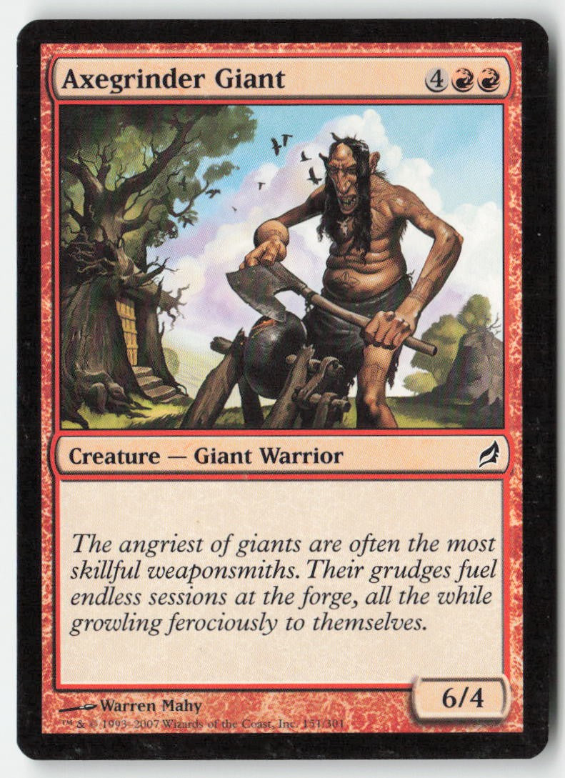 Axegrinder Giant LRW 151 Common Moderately Played