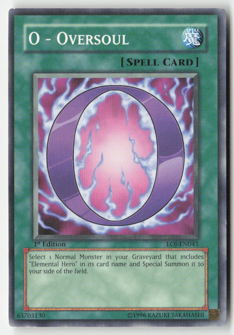 O - Oversoul EOJ-EN041 1st Edition Common Moderately Played