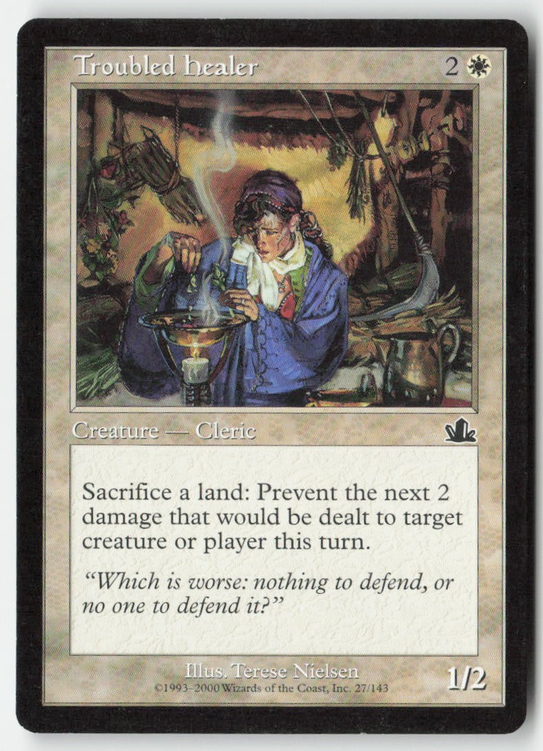 Troubled Healer PCY 27 Common Moderately Played