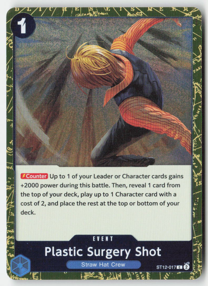 Plastic Surgery Shot (Pirate Foil) ST12-017 Foil Common Lightly Played, Front