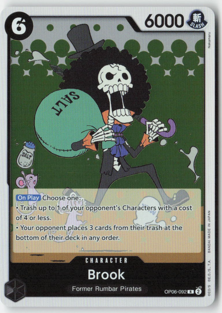 Brook OP06-092 Foil Rare Lightly Played