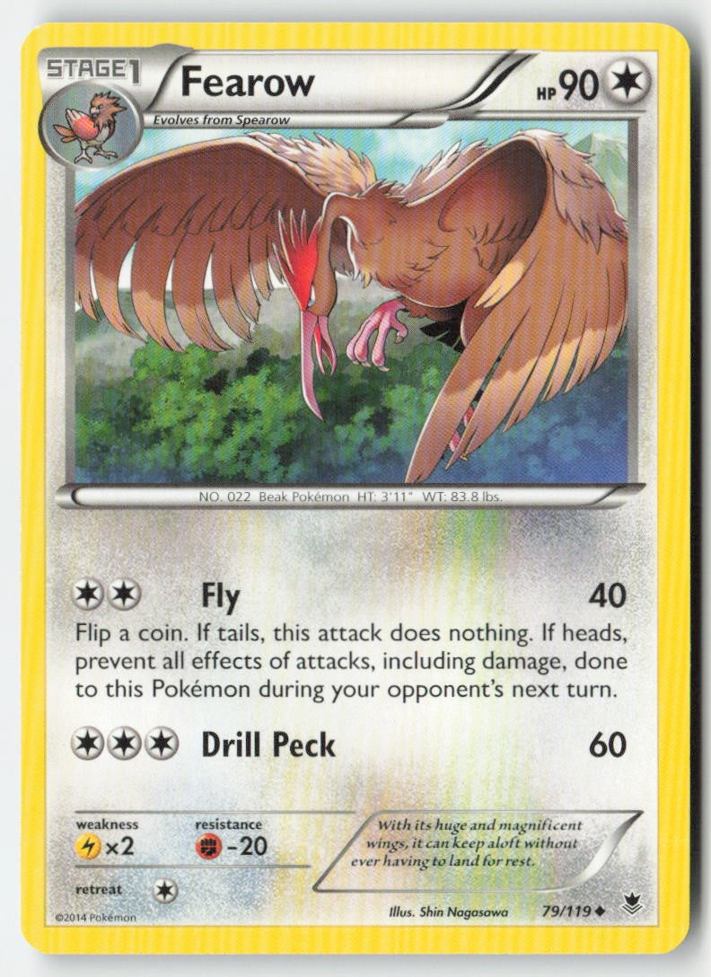 Fearow 79/119 Regular Phantom Forces Moderately Played