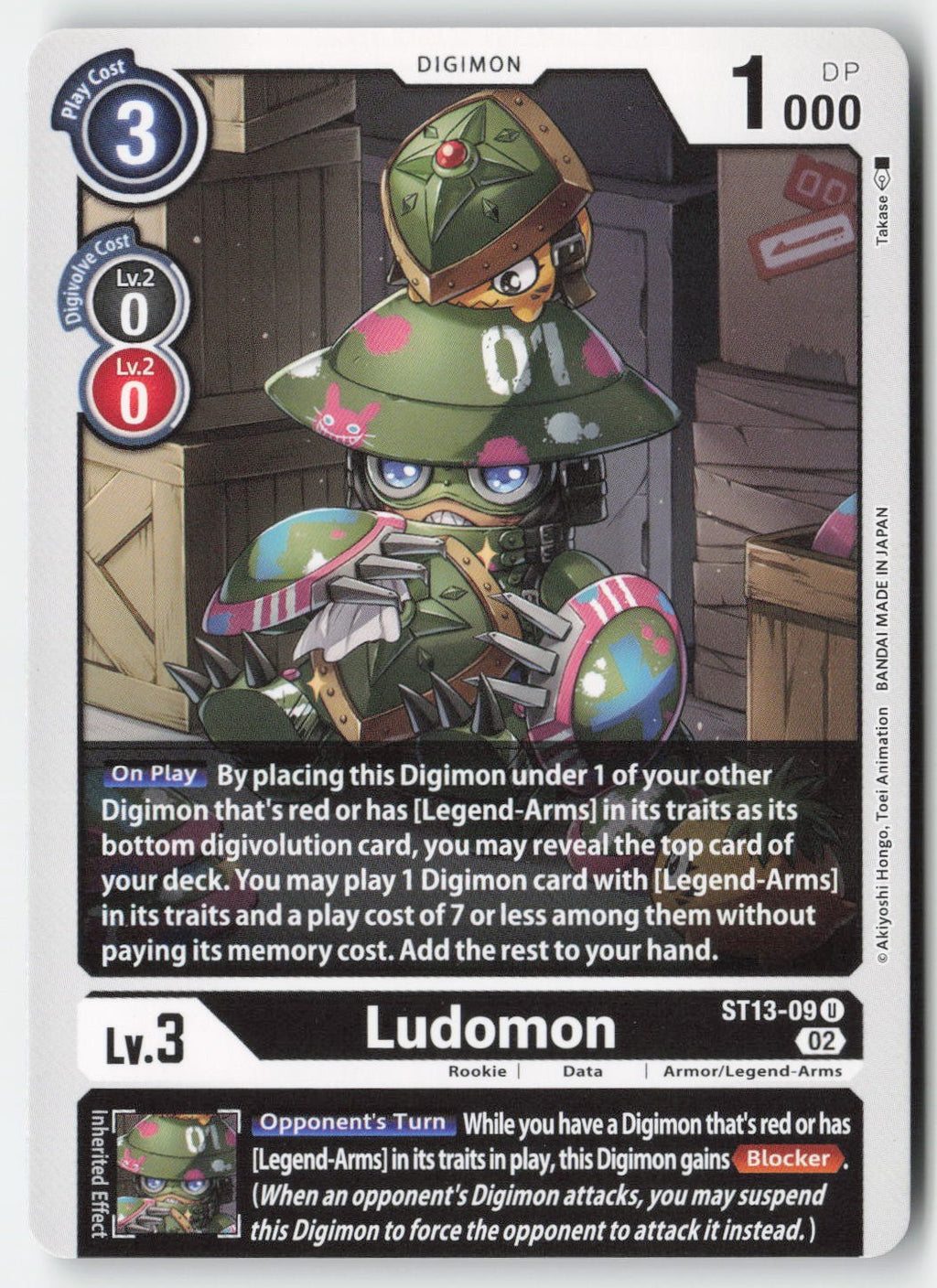 Ludomon ST13-09 Normal Uncommon Lightly Played