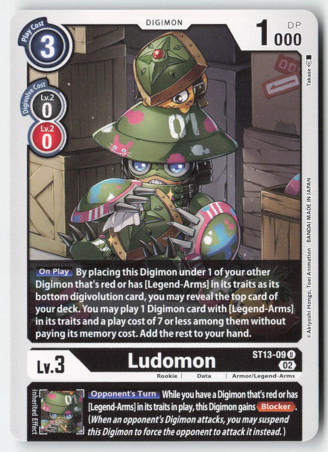 Ludomon ST13-09 Normal Uncommon Lightly Played