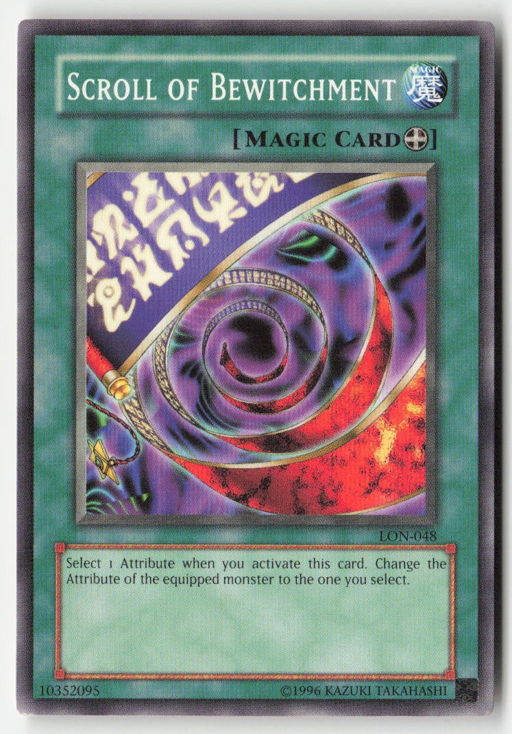 Scroll of Bewitchment LON-048 Unlimited Common Moderately Played, Front