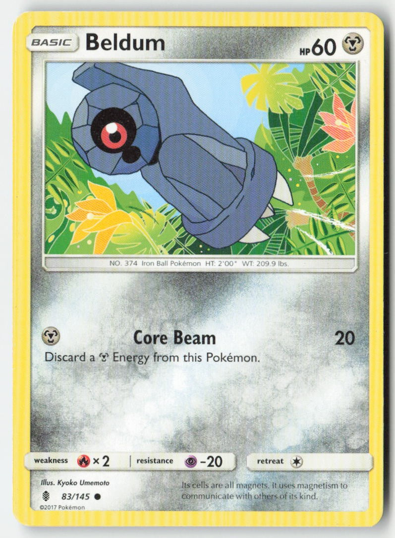 Beldum 83/145 Regular Guardians Rising Moderately Played