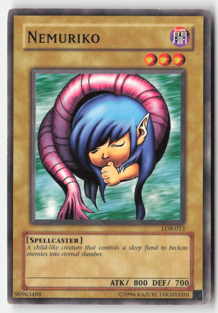 Nemuriko LOB-013 Unlimited Common Moderately Played