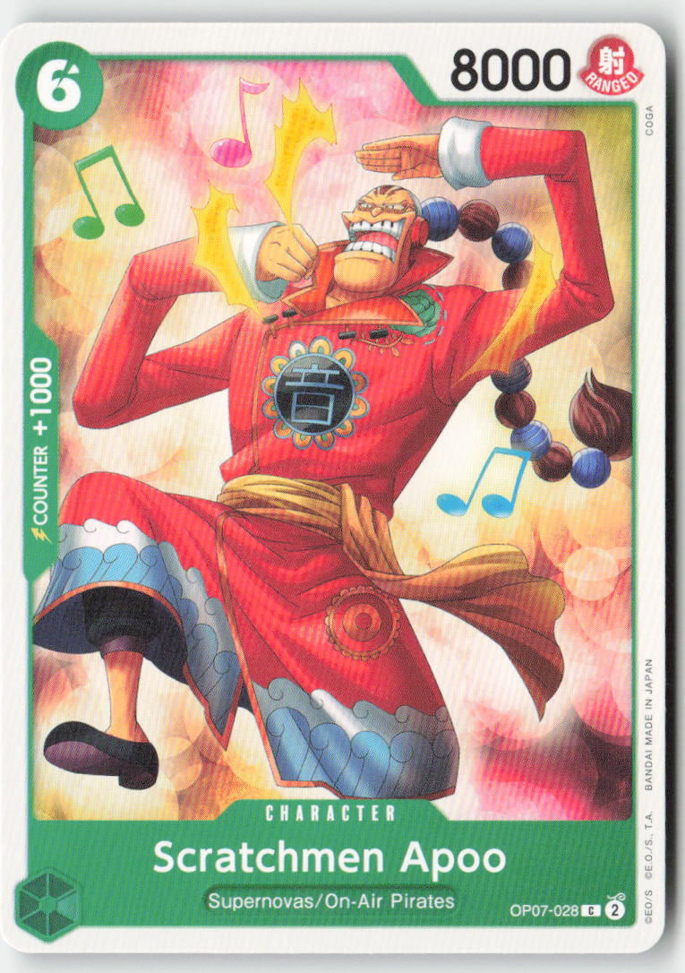 Scratchmen Apoo OP07-028 Normal Common Lightly Played