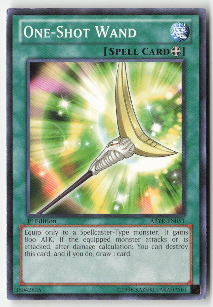 One-Shot Wand ABYR-EN051 1st Edition Common Moderately Played