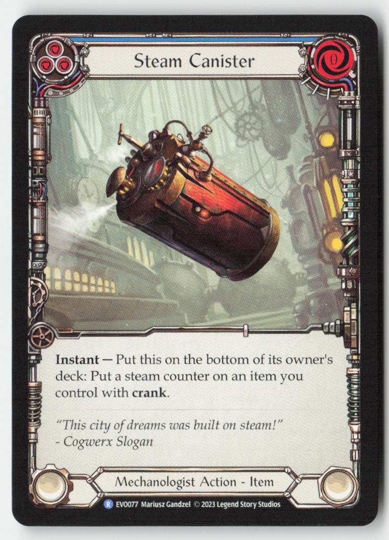 Steam Canister #EVO077 - Bright Lights - Flesh and Blood - Rare - Near Mint