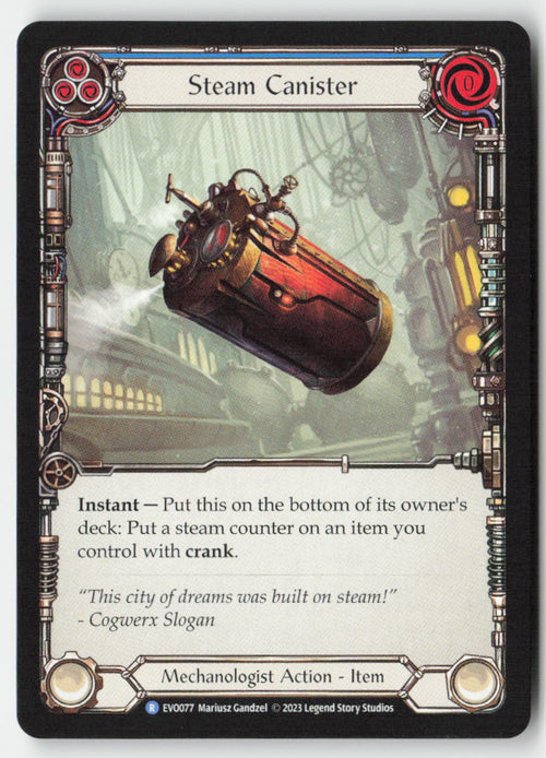 Steam Canister #EVO077 - Bright Lights - Flesh and Blood - Rare - Near Mint