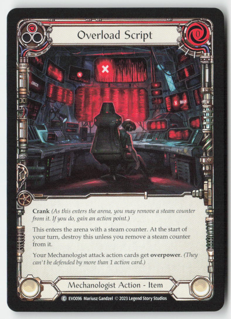 Overload Script #EVO096 - Bright Lights - Flesh and Blood - Common - Near Mint