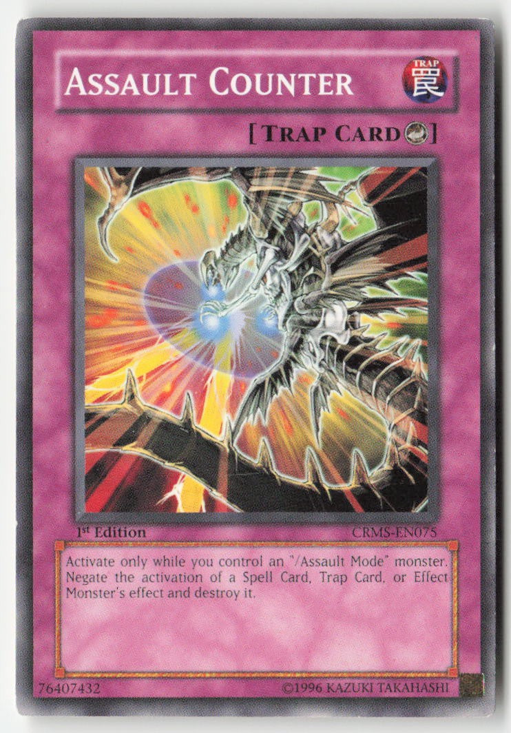 Assault Counter CRMS-EN075 1st Edition Common Moderately Played