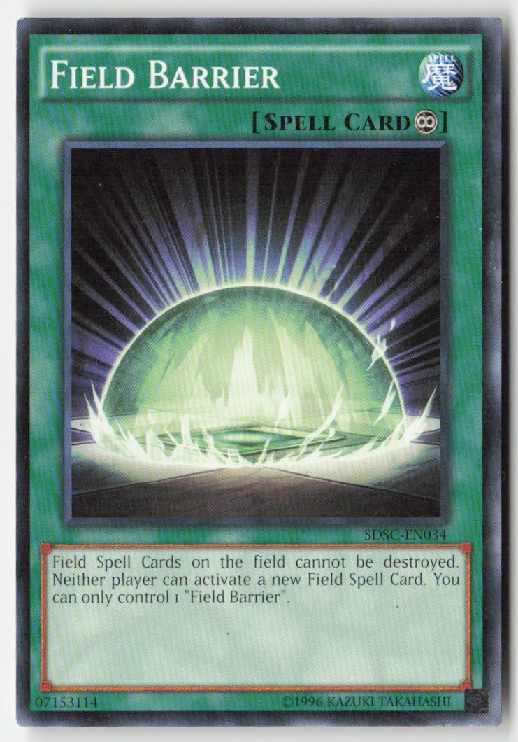 Field Barrier SDSC-EN034 Unlimited Common Moderately Played