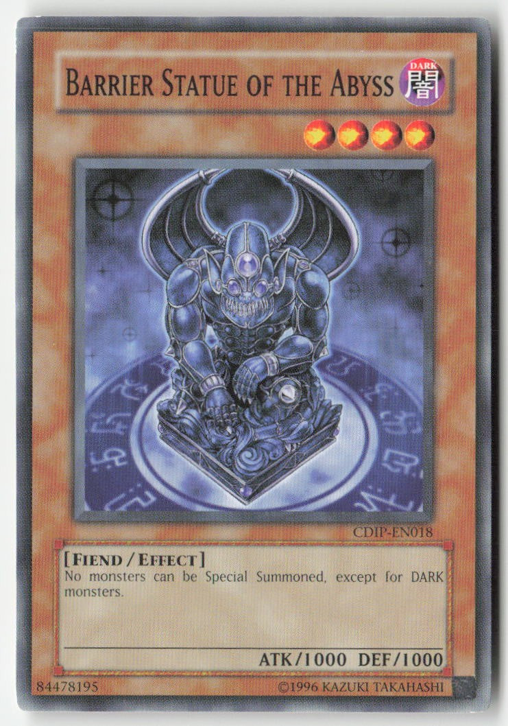 Barrier Statue of the Abyss CDIP-EN018 Unlimited Common Moderately Played