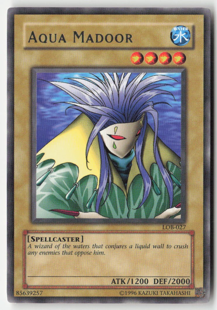 Aqua Madoor LOB-027 Unlimited Rare Moderately Played