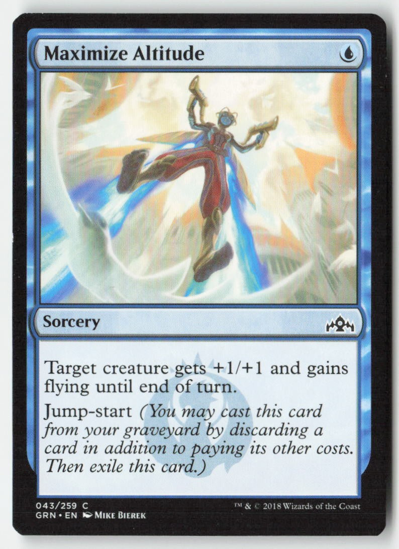 Maximize Altitude GRN 43 Common Moderately Played, Front