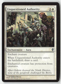 Unquestioned Authority CNS 85 Uncommon Moderately Played