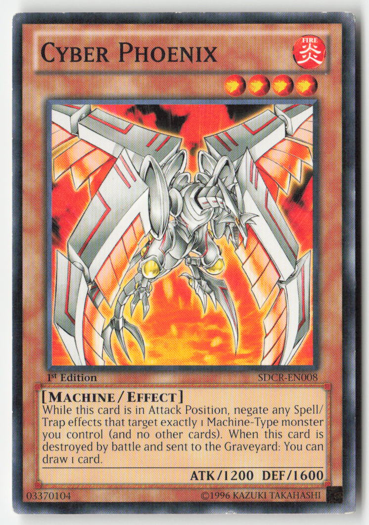 Cyber Phoenix SDCR-EN008 1st Edition Common Moderately Played, Front