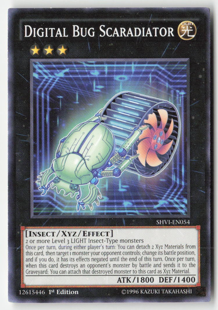 Digital Bug Scaradiator SHVI-EN054 1st Edition Common Moderately Played